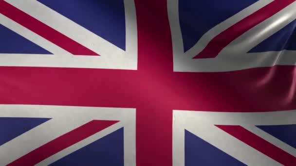 Flag United Kingdom Loop — Stock Video