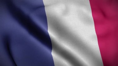 Fransa Bayrağı 3D Döngü