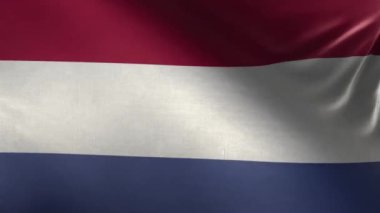 Hollanda Bayrağı 3D Döngüsü