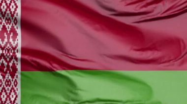 Belarus Gerçekçi 3D Bayrağı