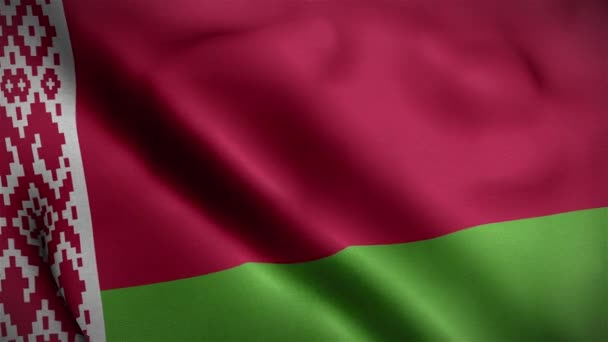 Steagul Belarusului Buclă — Videoclip de stoc