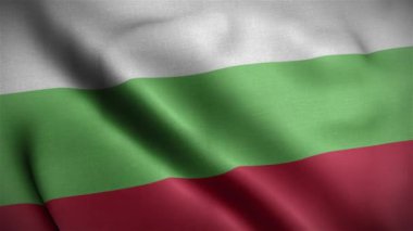 Bulgaristan Bayrağı 3 Boyutlu Döngü