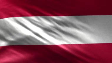 Avusturya bayrağı 3 boyutlu döngü