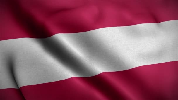 Flaga Austria Loop — Wideo stockowe