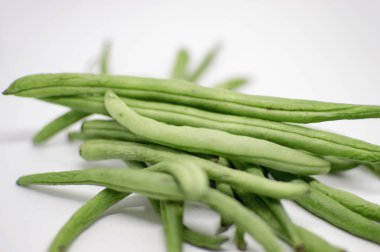 Fransız fasulyeleri üst üste.