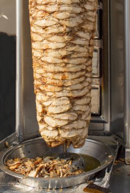 Hazırlanan ve satılan Shawarma çanak