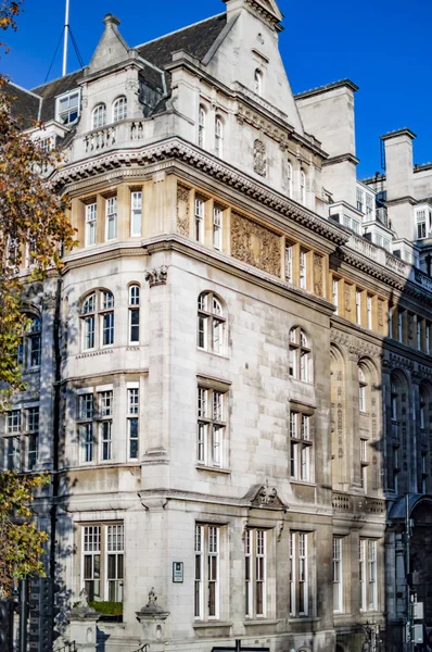 Buildings Temple Avenue Ec4 London Sunlight Shade — Stock Photo, Image