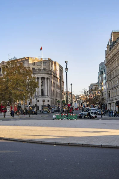 Trafalgar Square London Anglia November 2018 Trafalgar Square Karácsonyi 2018 — Stock Fotó