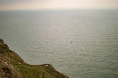 İngiltere kıyılarındaki dover limanının beyaz uçurumları