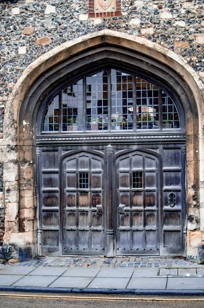 Великі ворота в місті Кентербері — стокове фото