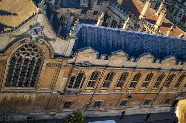 Oxford Town met zijn grootste gebouwen Rechtenvrije Stockfoto's