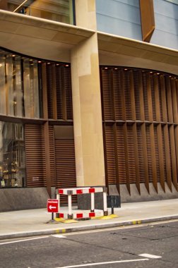 Alanında stoper ile Londra eski parçası