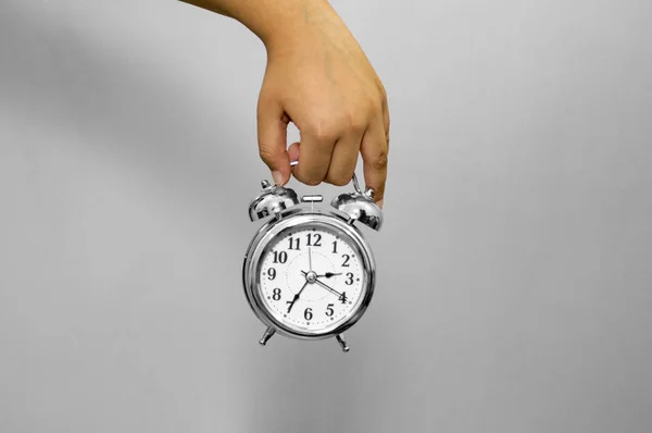 Reloj despertador con una sola mano — Foto de Stock