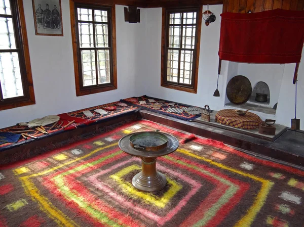 Traditional Bulgarian Medieval Living Room Interior — Stock Photo, Image