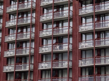 Şehir Suitler balkon kurma görünümü