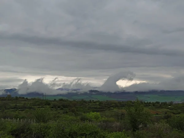 Nadir bulut fenomen Kelvin-Helmholtz bulutlar
