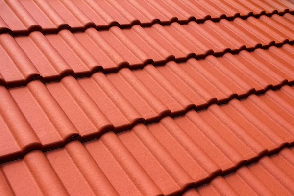 Dachówki Pomarańczowe Pokrywane Teksturowane Obrazek Stockowy