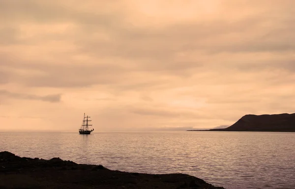 Porto Longyearbyen Istfjorden Spitsbergen Svalbard — Foto Stock