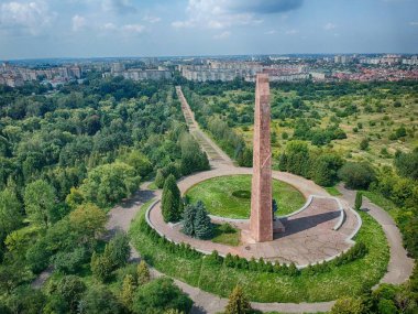 Glory monument near the Rivne city, Ukraine clipart