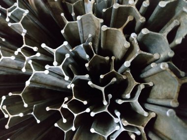 Karkas korozyon metal çizgiler bağlantı parçaları Endüstriyel çelik malzeme fabrika doku demir 