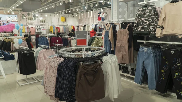 Belarus, Minsk - 01 Şubat 2019: kızlar iç giyim mağazası
