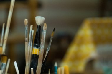 boya fırçaları birkaç 