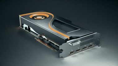 Yakın çekim, Gpu ile parlak turuncu Ayrıntılar geri atış