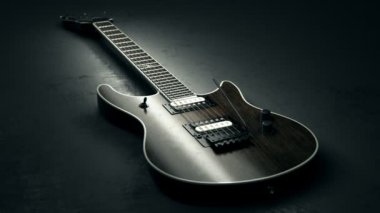 6 telli elektro gitar beton zemin