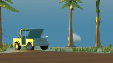 Orman kamp dönüştürme gösterilen kamerası görüntüleri slayt.