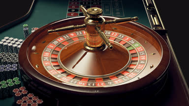 Kamera dönen rulet tekerleği üzerinde kapanış