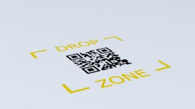 Teslimat uçağı iniş üzerinde işaretli alanı ve paket bırakarak.