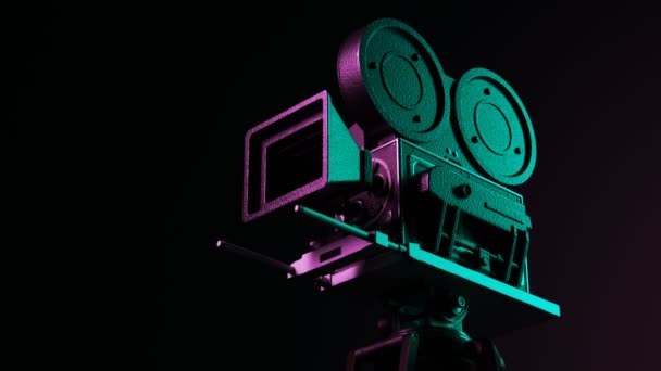 Телевизионная Камера Крупный План — стоковое видео