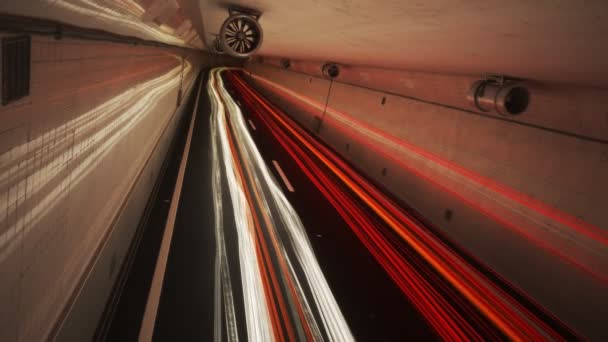 トンネルの道. — ストック動画