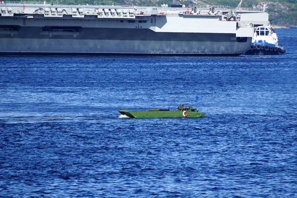 Severomorsk Rússia Julho 2017 Demonstração Assalto Couraçado Assalto Grande Escala — Fotografia de Stock