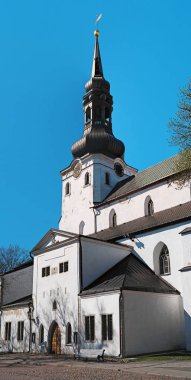 Ortaçağ Toomkirik - Dome Kilisesi - St Marys Katedrali Toompea tepede Tallinn eski Town, Tallinn, Estonya