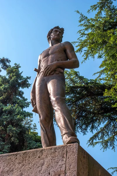 Verona Itália Maio 2018 Monumento Partisan Praça Bra Dedicado Aos — Fotografia de Stock