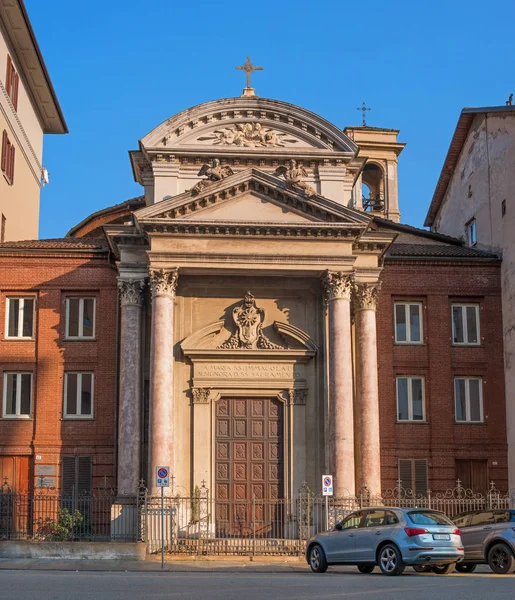 Turin Italy October 2018 Church Immaculate Conception Street Nice Architect — Stock Photo, Image