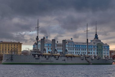 Kruvazör Aurora. Sainkt-Petersburg. Rusya.