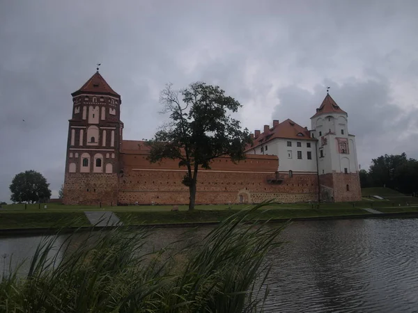 Białoruś Zamek Mir — Zdjęcie stockowe