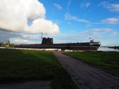 Rusya. Vytegra. Soğuk savaştan B440 denizaltı.