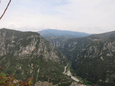 Bonson köyü. Alpes-Provence-Cote-d'Azur. Fransa.