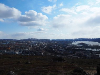 Rus Arktik' i. Murmansk - kuzey şehri.