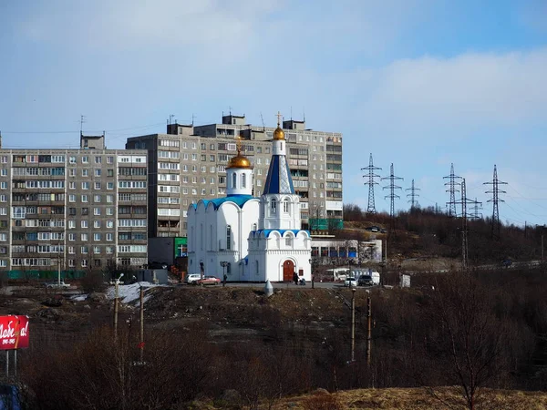 Ryska Arktis Murmansk Memorial Till Fallna Seglare — Stockfoto