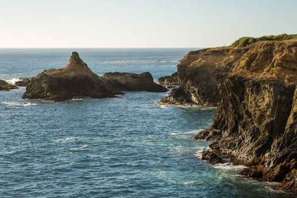 Cliffs Ocean Mendocino California — Stock Photo, Image