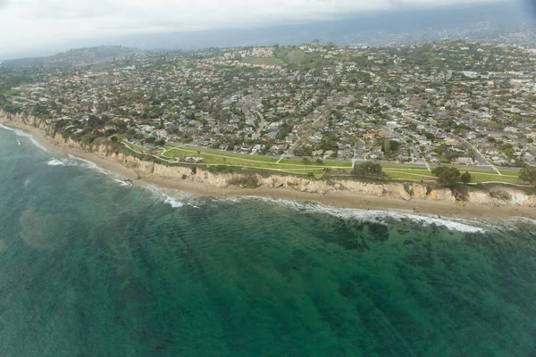 Aerial Helicopter Shot Santa Barbara — Stock Photo, Image