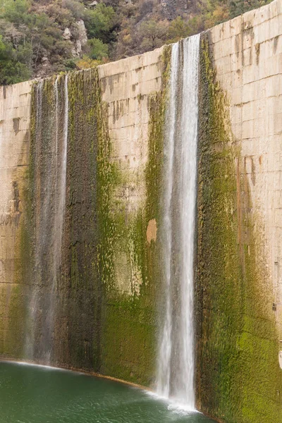 Заброшенная Устаревшая Плотина Матилия Пристройки Охай Калифорния — стоковое фото