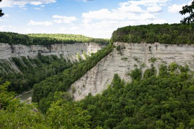 Letchworth park şehir dışında New York'ta görünümünü Kanyon