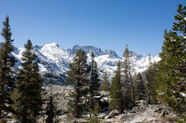 Dağ ve orman Ansel Adams vahşi doğada gölge Gölü çevresinde