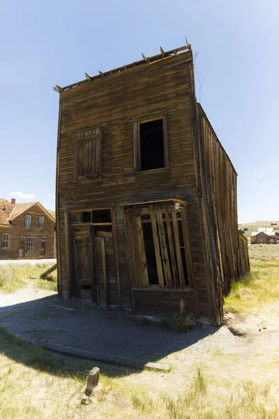 Edificios Abandonados Maquinaria Viejo Pueblo Fantasma Del Desierto California — Foto de Stock