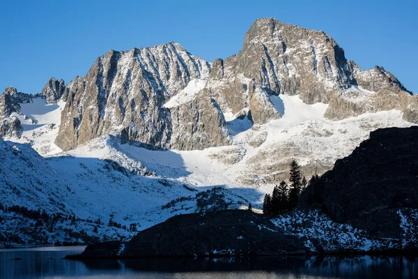 Alba Sulla Banner Peak Sopra Garnet Lake Nel Deserto Ansel — Foto Stock